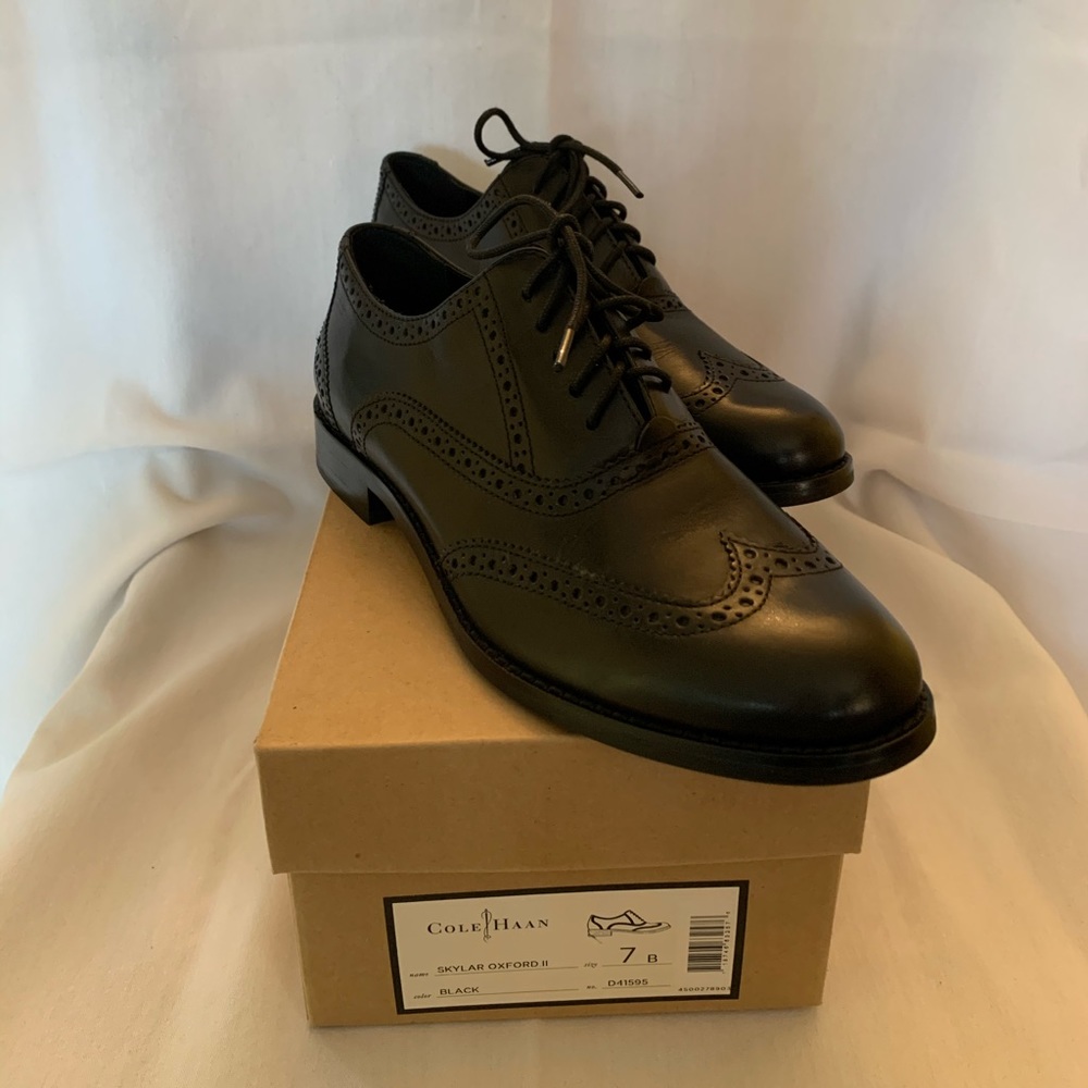 New Cole Haan Leather Oxfords